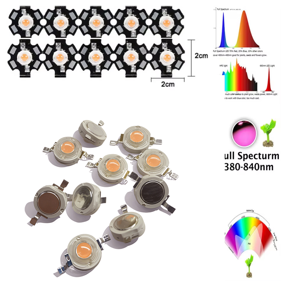 Lampu LED 1W 3W 5W, Chip COB S - Aquarium Planted Seeds ulasan dan harga