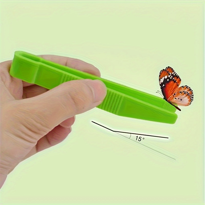 5 buah Pinset Klip Plastik Ber - Planted Clip Tweezers ulasan dan harga