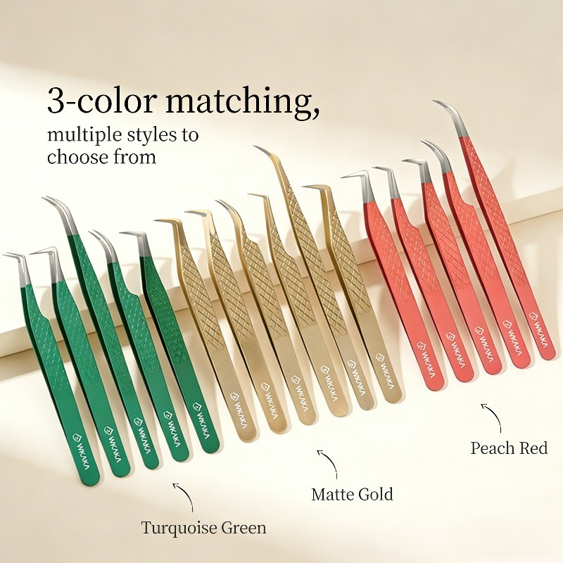 Pinset Ekstensi Bulu Mata Teks - Planted Clip Tweezers ulasan dan harga