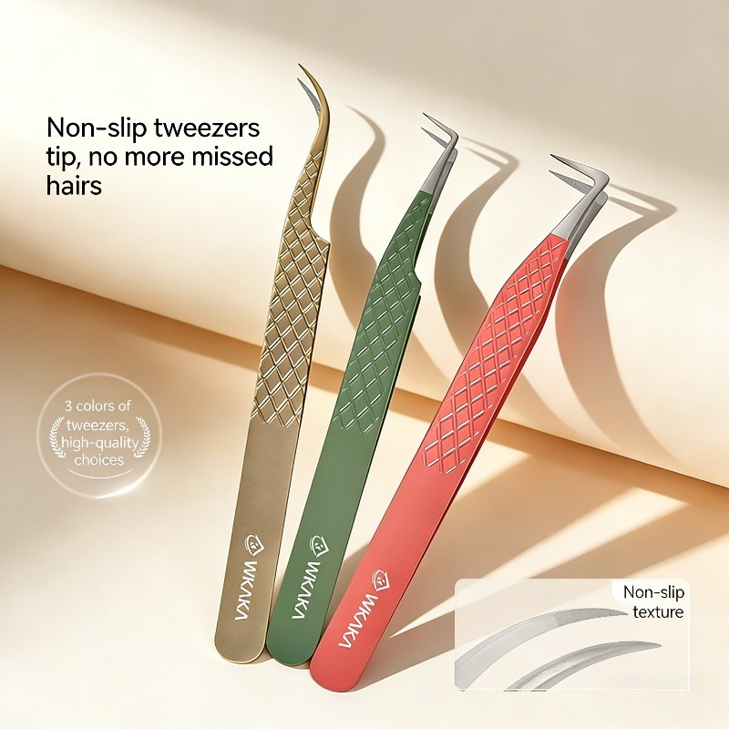Pinset Ekstensi Bulu Mata Teks - Planted Clip Tweezers ulasan dan harga